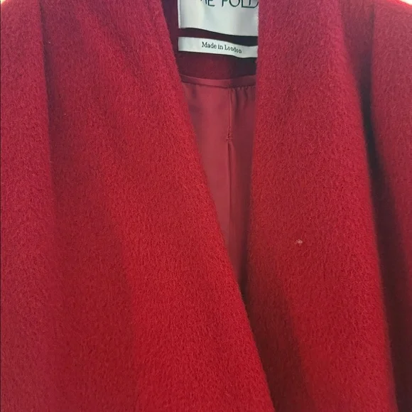 Beautiful red wool coat. - Picture 4 of 12